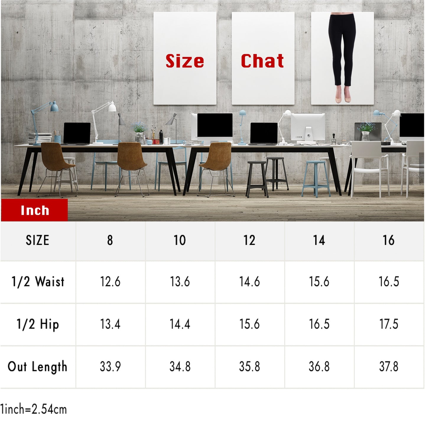 Women's Stretch Pull-on EASE into office Ponte Pant Legging Slim or Bootcut - All Day Comfort and Pinstripes