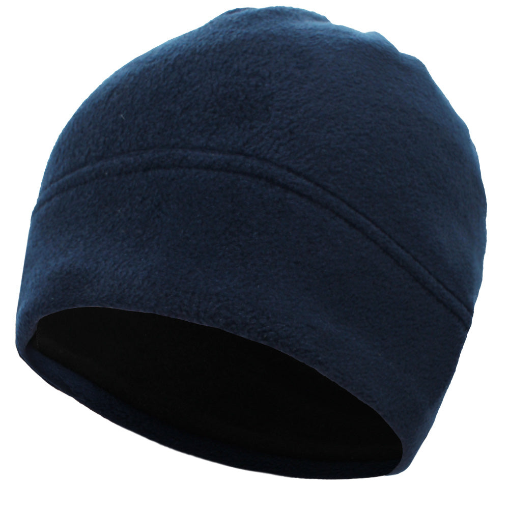 Tactical Watch Cap with Sweatband Winter Mid-weight Fleece Skull Cap Warm Military Beanie Hat