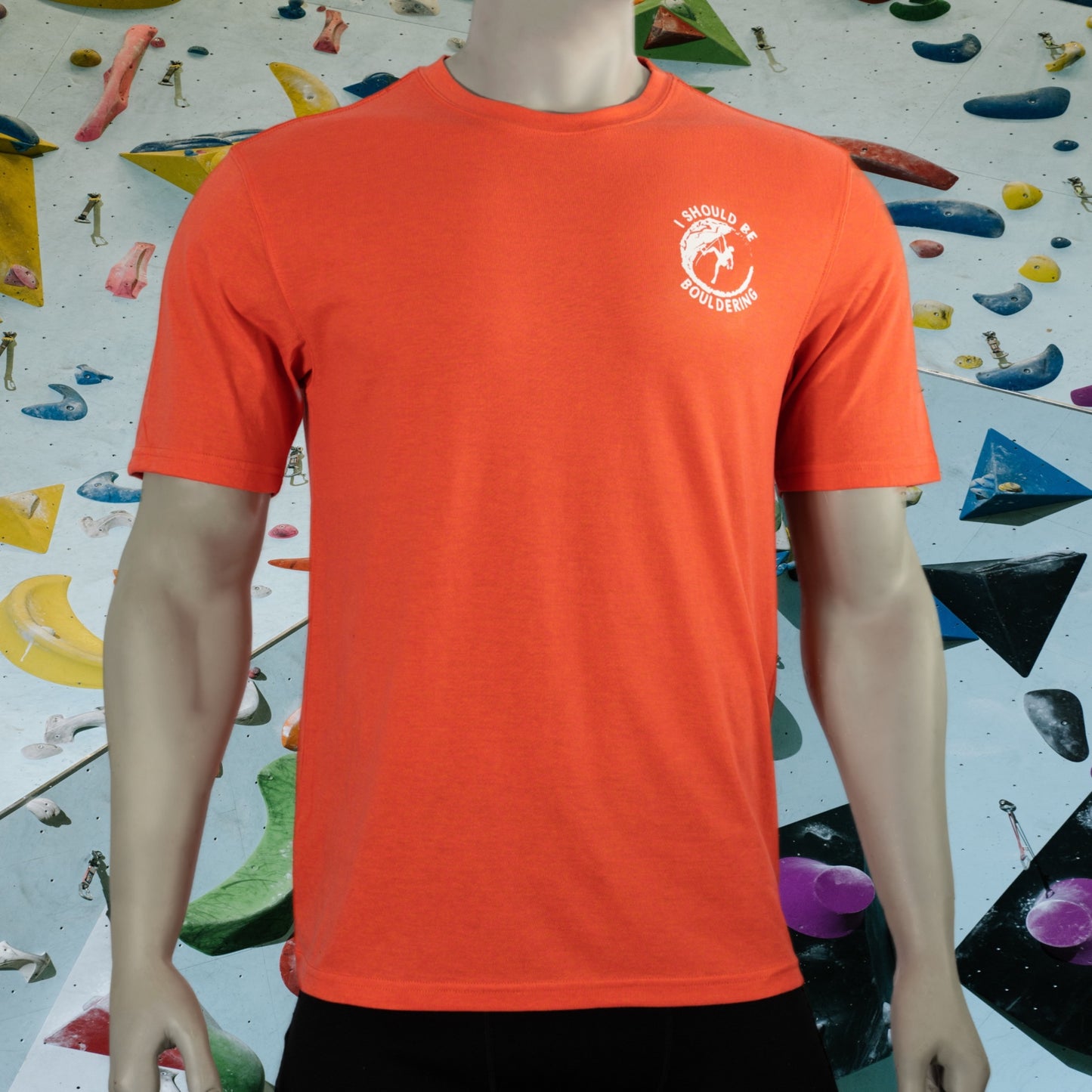 Mens Boys Rock Climbing Short sleeve Tee