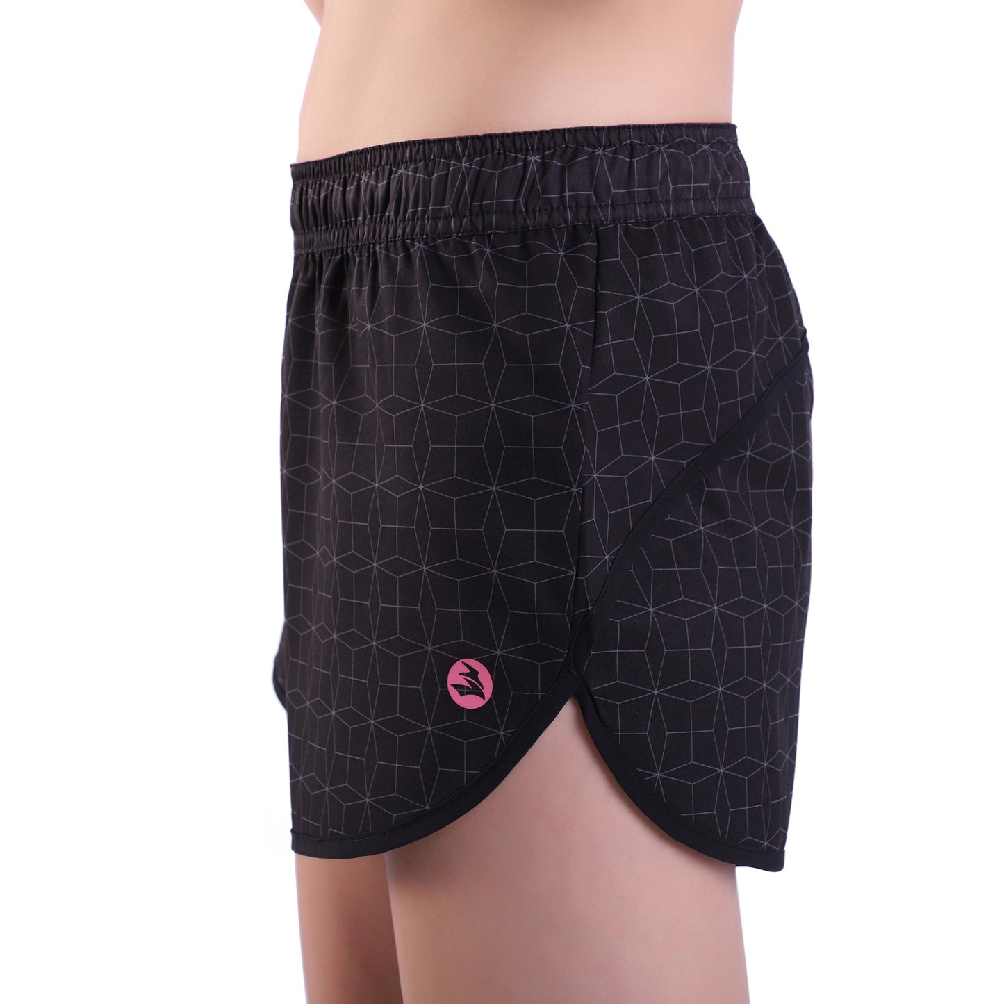 Women's Performance Running Stretch Allover Print Shorts