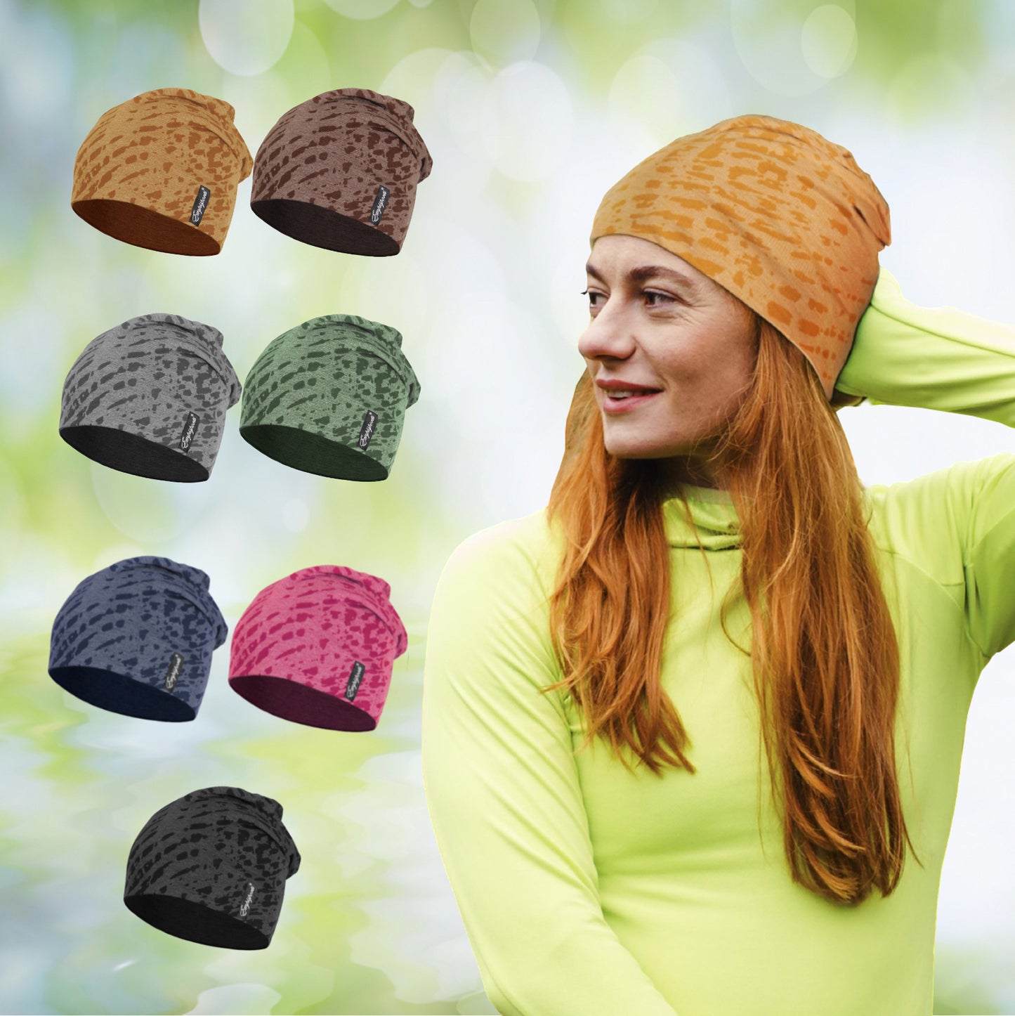 Soft Fashion Lightweight Beanies Hats, Cooling Running Skull Cap Helmet Liner Sleep Caps