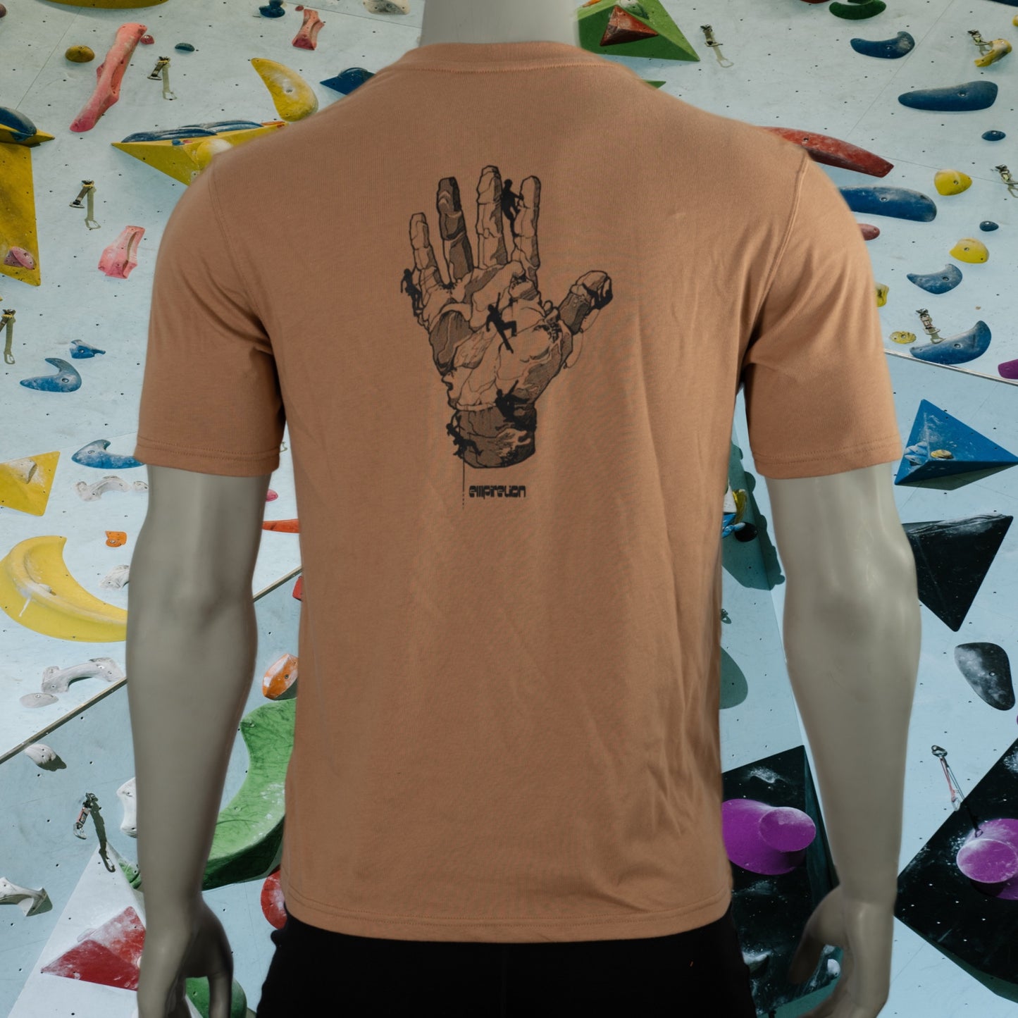 Mens Boys Rock Climbing Short sleeve Tee