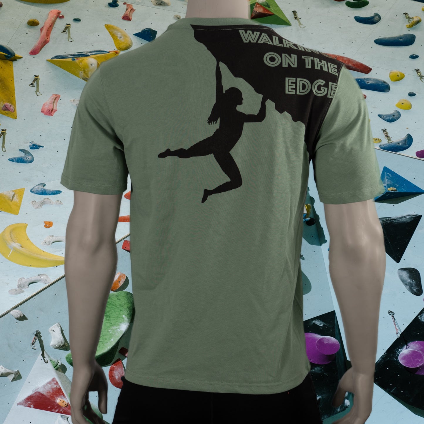 Mens Boys Rock Climbing Short sleeve Tee