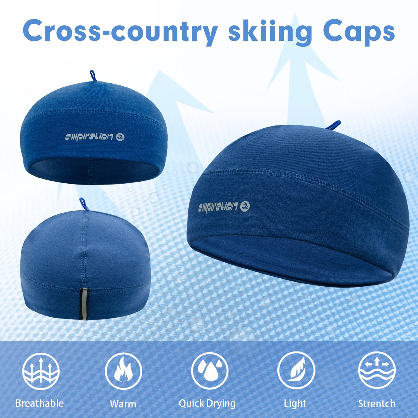 Thin Breathable with Lanyard Sports Cycling Cross-country skiing Beanie