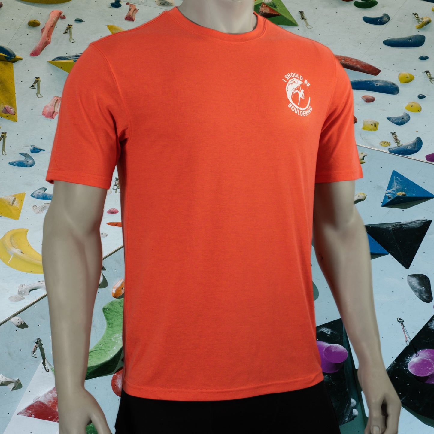 Mens Boys Rock Climbing Short sleeve Tee