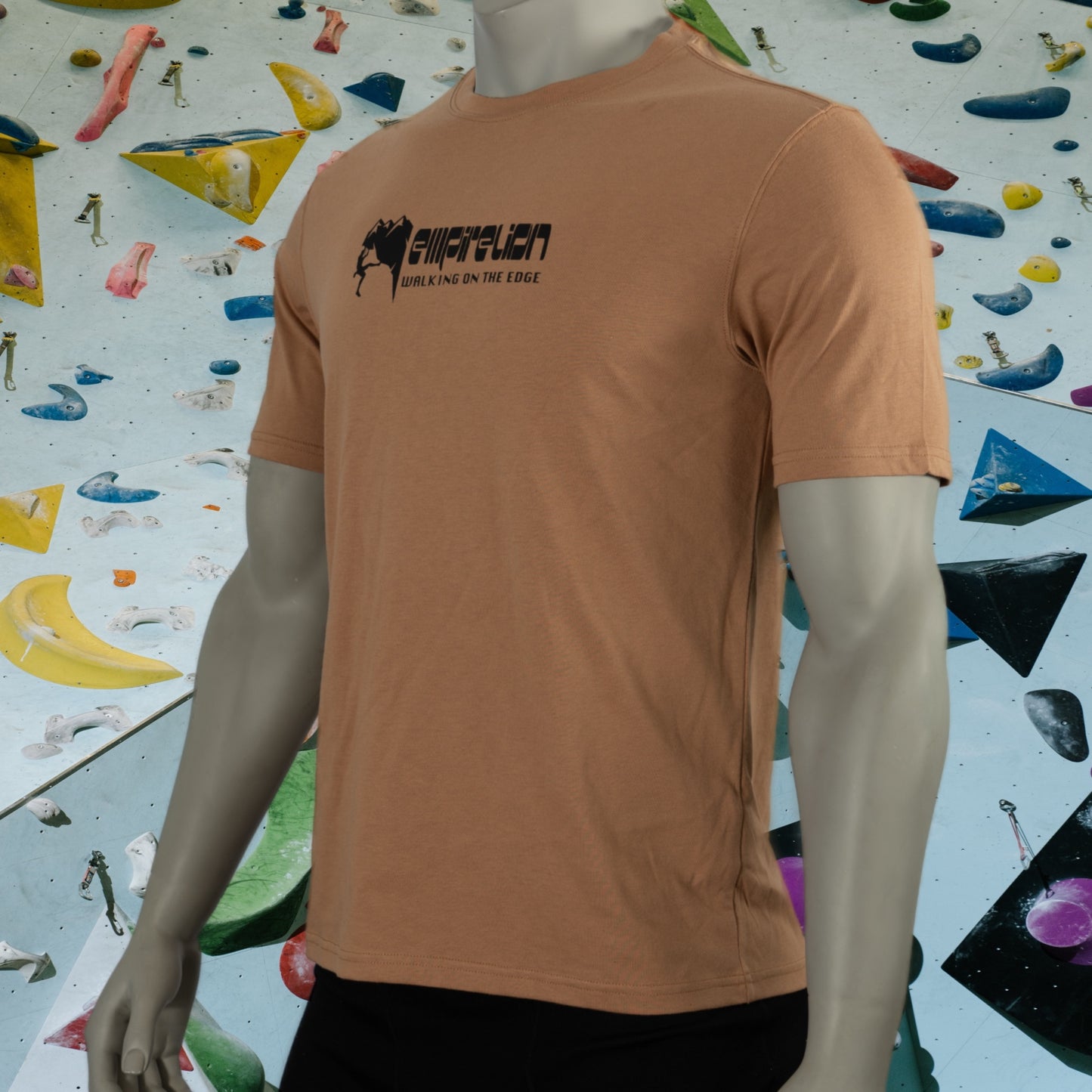 Mens Boys Rock Climbing Short sleeve Tee