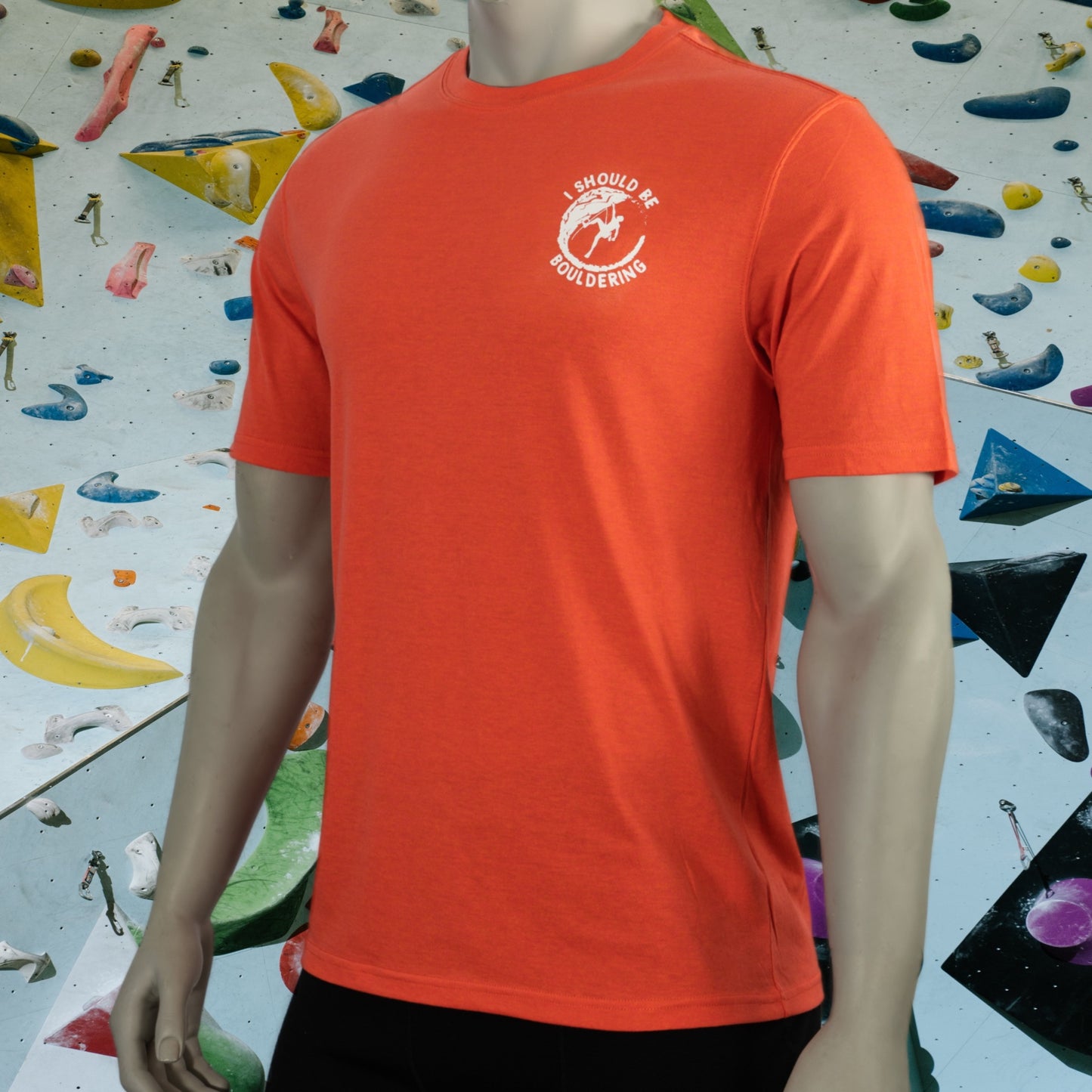 Mens Boys Rock Climbing Short sleeve Tee