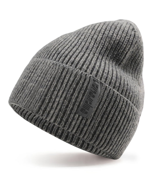 Wool-Like Cuff Beanie, Thick Thermal Knit Warm Winter Hats,Soft Stretch Outdoor Cap