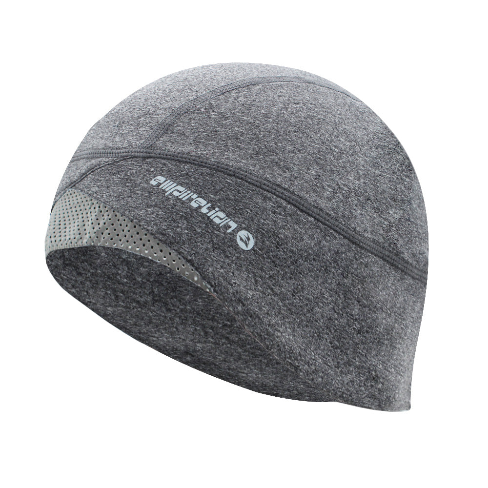 Thermal Lightweight Skull Cap Helmet Liner Reflective Elements Cycling Running Beanies Hat