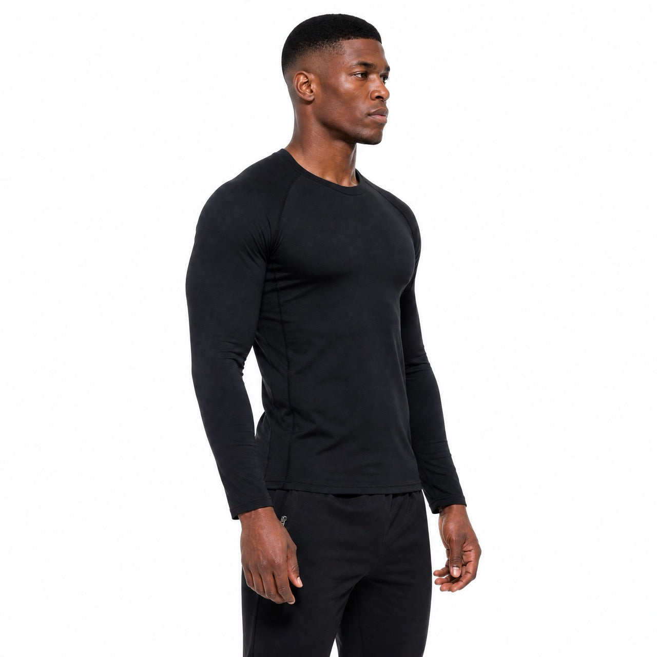 Mens Thermal Underwear Long Johns Base Layer Inner Fleece Top Bottom 2 Pieces Sets