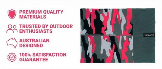 Neck Warmer Gaiter Fleece Windproof Face Mask Cover Cold Weather Scarf for Men & Women