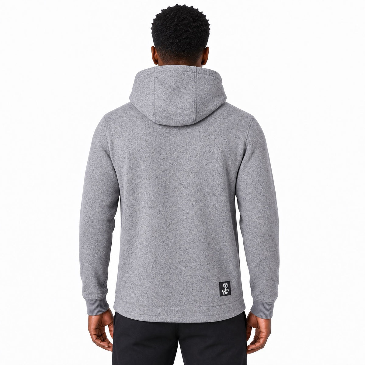 Men's Zip Thru Warm Cosy Thermal Climbing Hiking Heavy Sweatshirt
