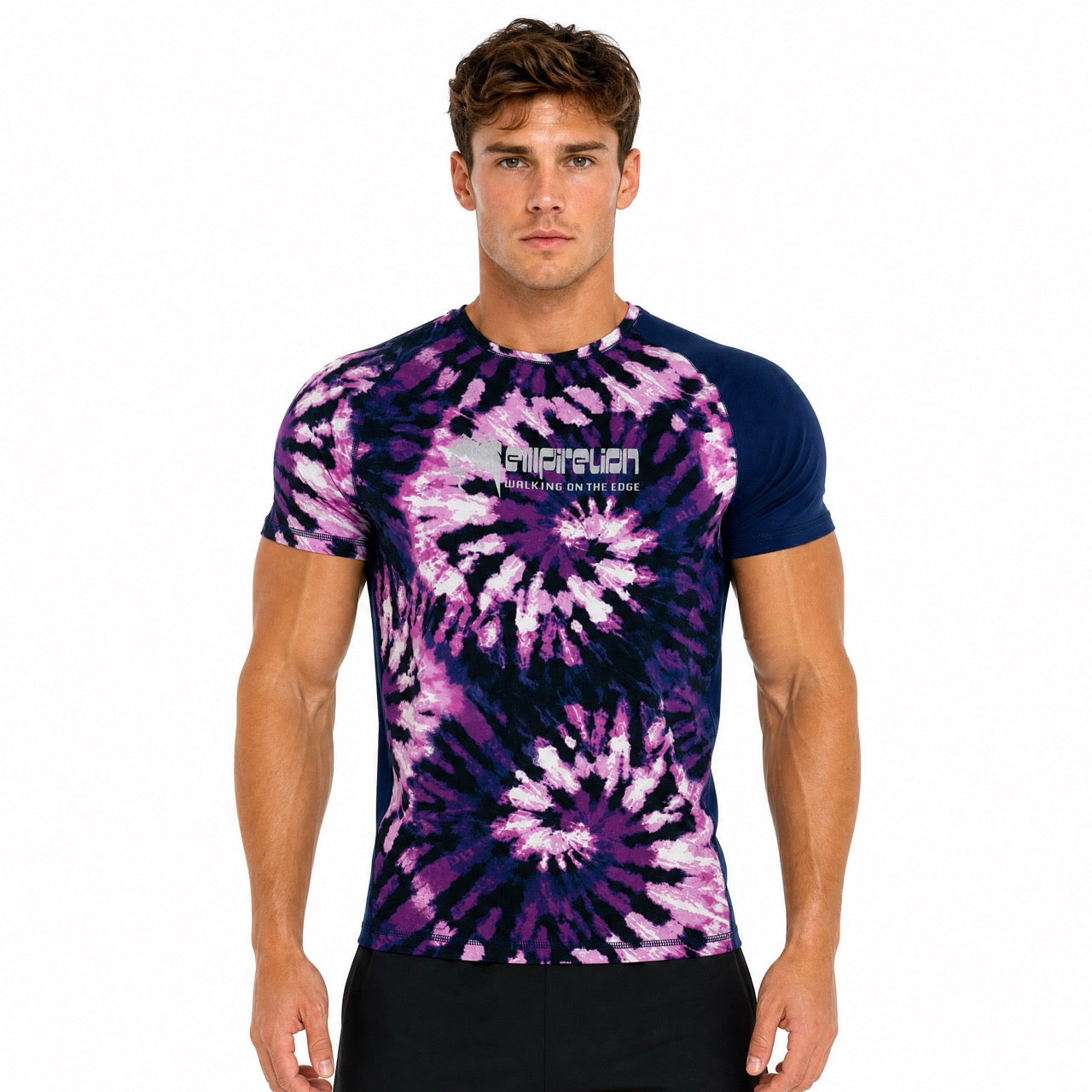 Men's Boys Rock Climbing Graffiti Printed Short Sleeve T-Shirt