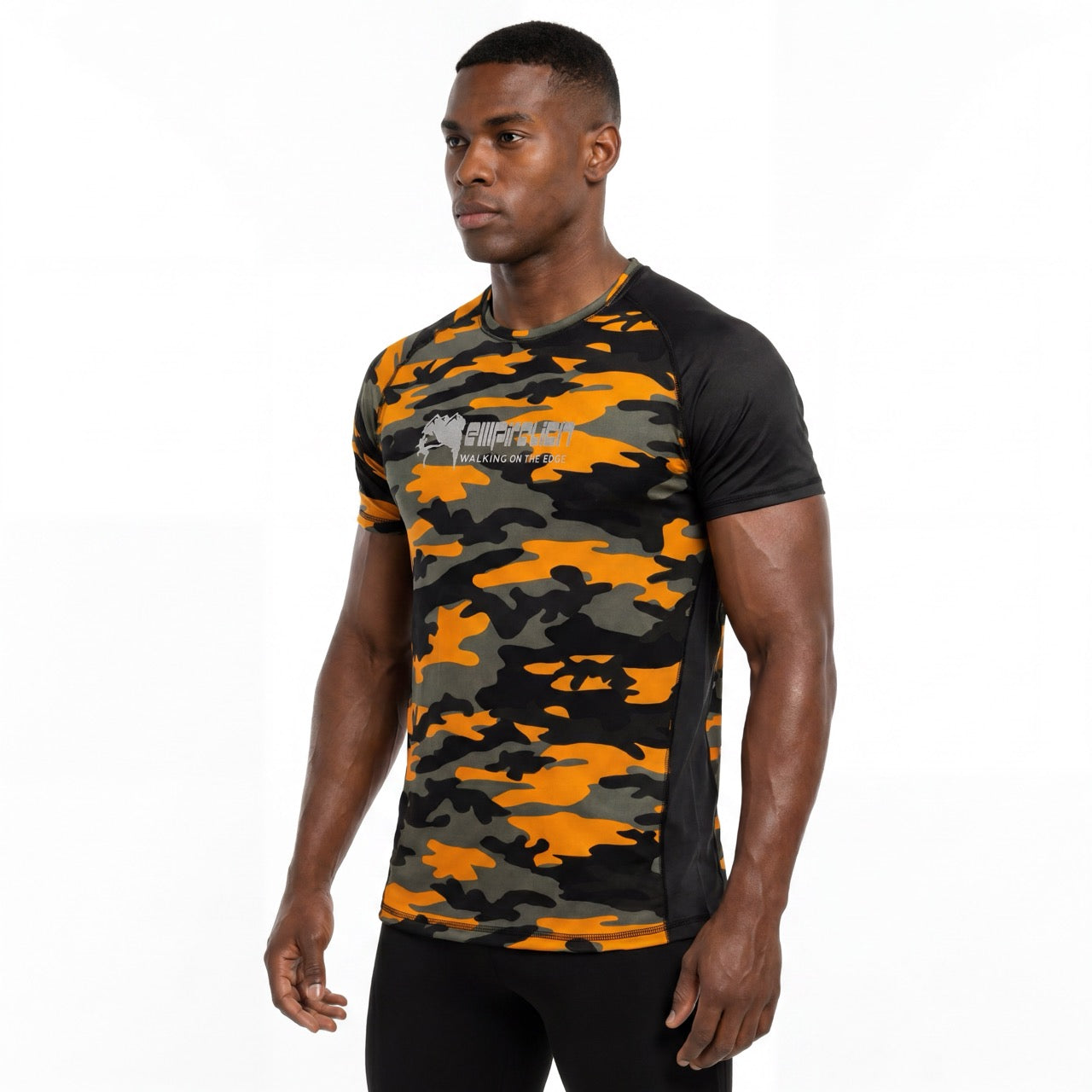 Men's Boys Rock Climbing Graffiti Printed Short Sleeve T-Shirt