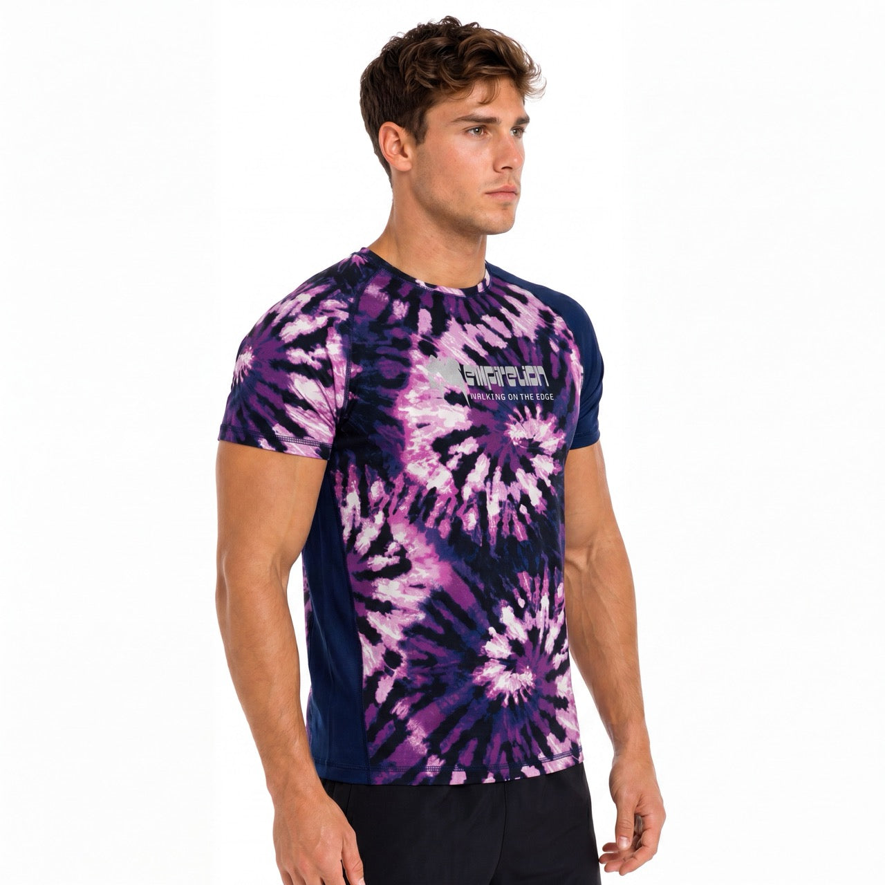 Men's Boys Rock Climbing Graffiti Printed Short Sleeve T-Shirt