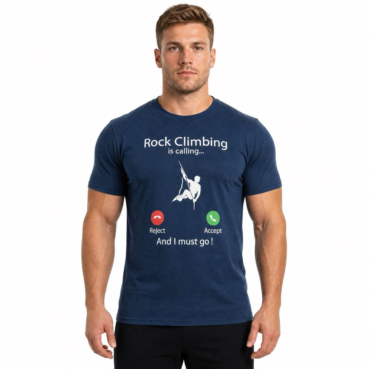 Mens Rock Climbing Short sleeve Logo Tee