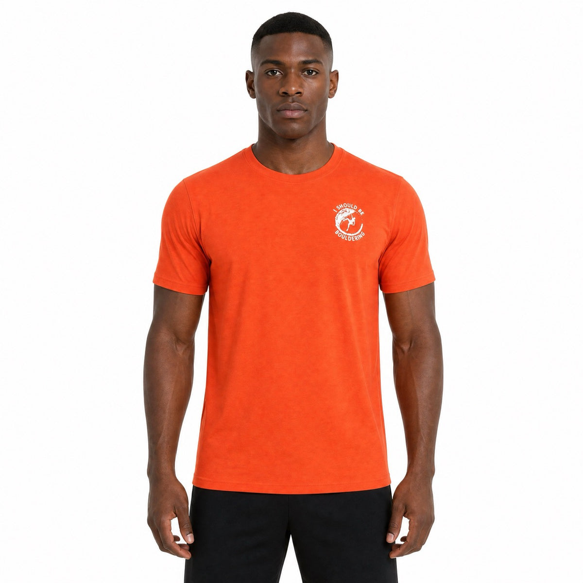 Mens Rock Climbing Short sleeve Logo Tee