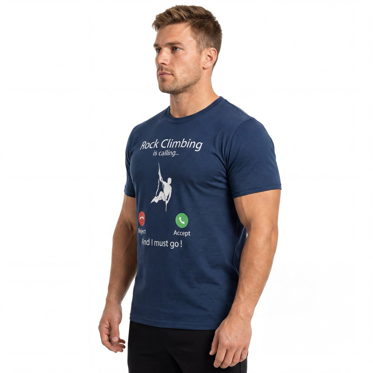 Mens Rock Climbing Short sleeve Logo Tee