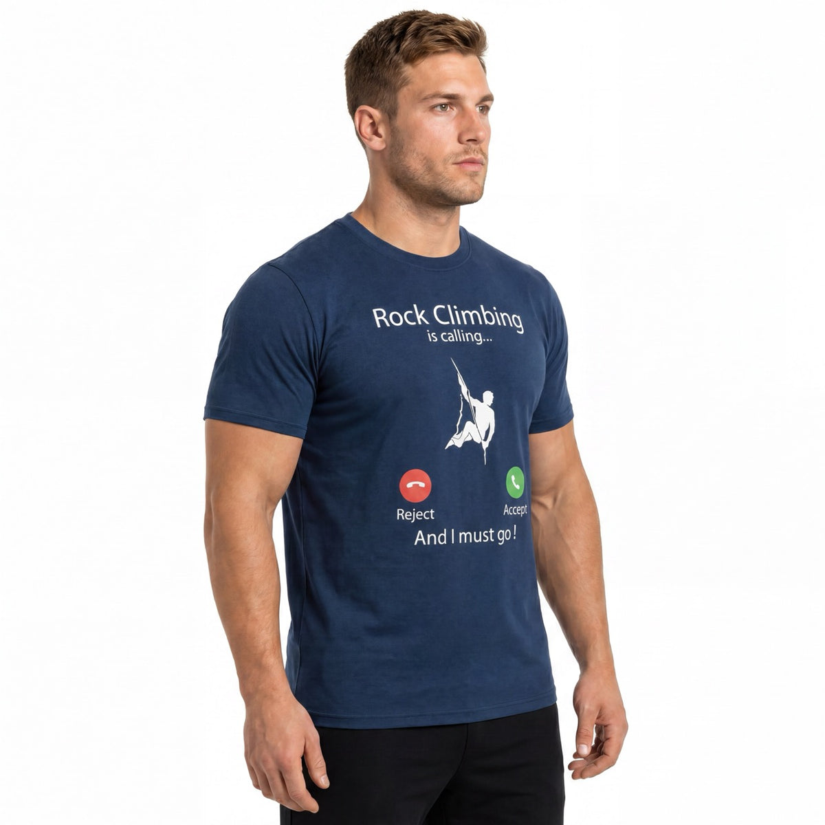 Mens Rock Climbing Short sleeve Logo Tee