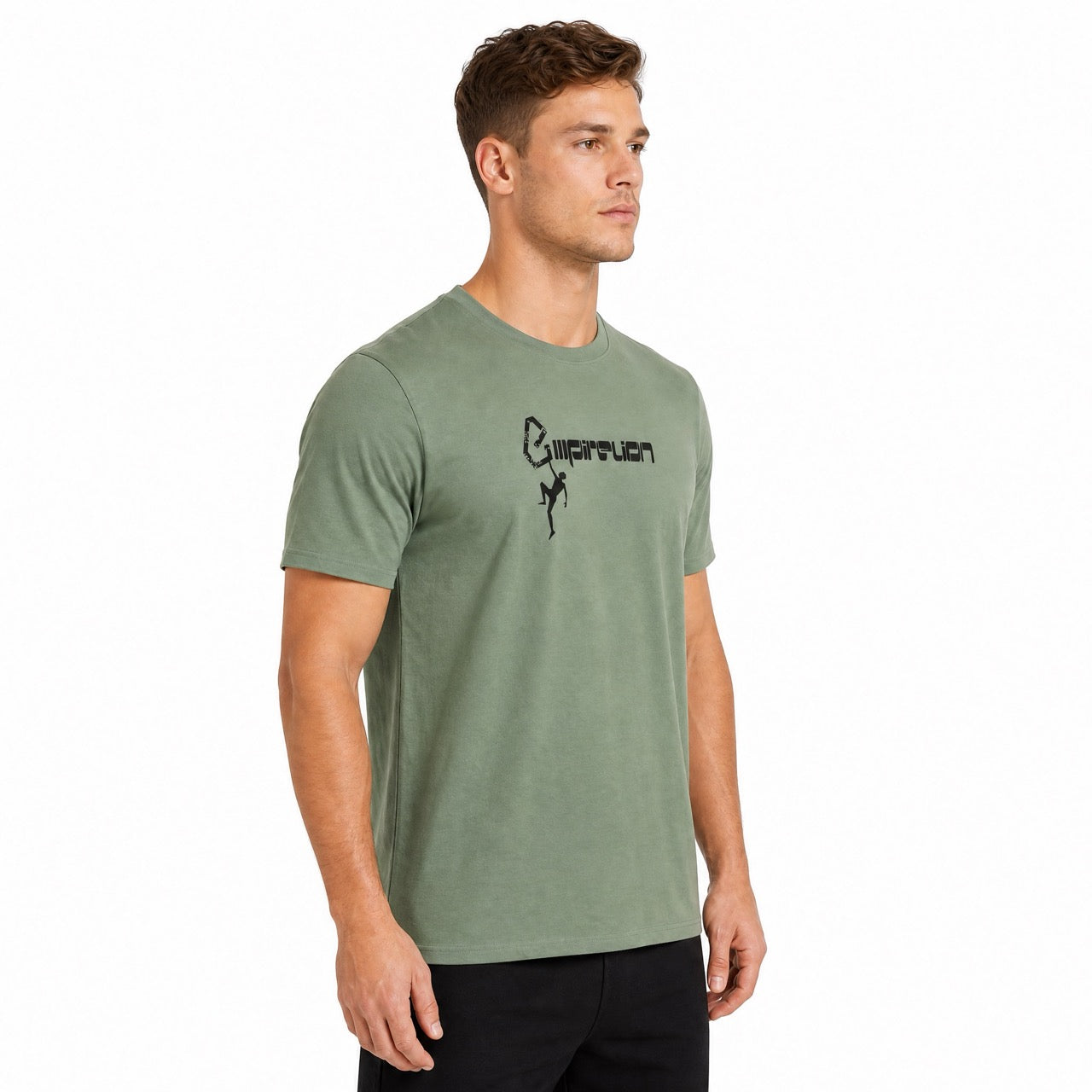 Mens Rock Climbing Short sleeve Logo Tee