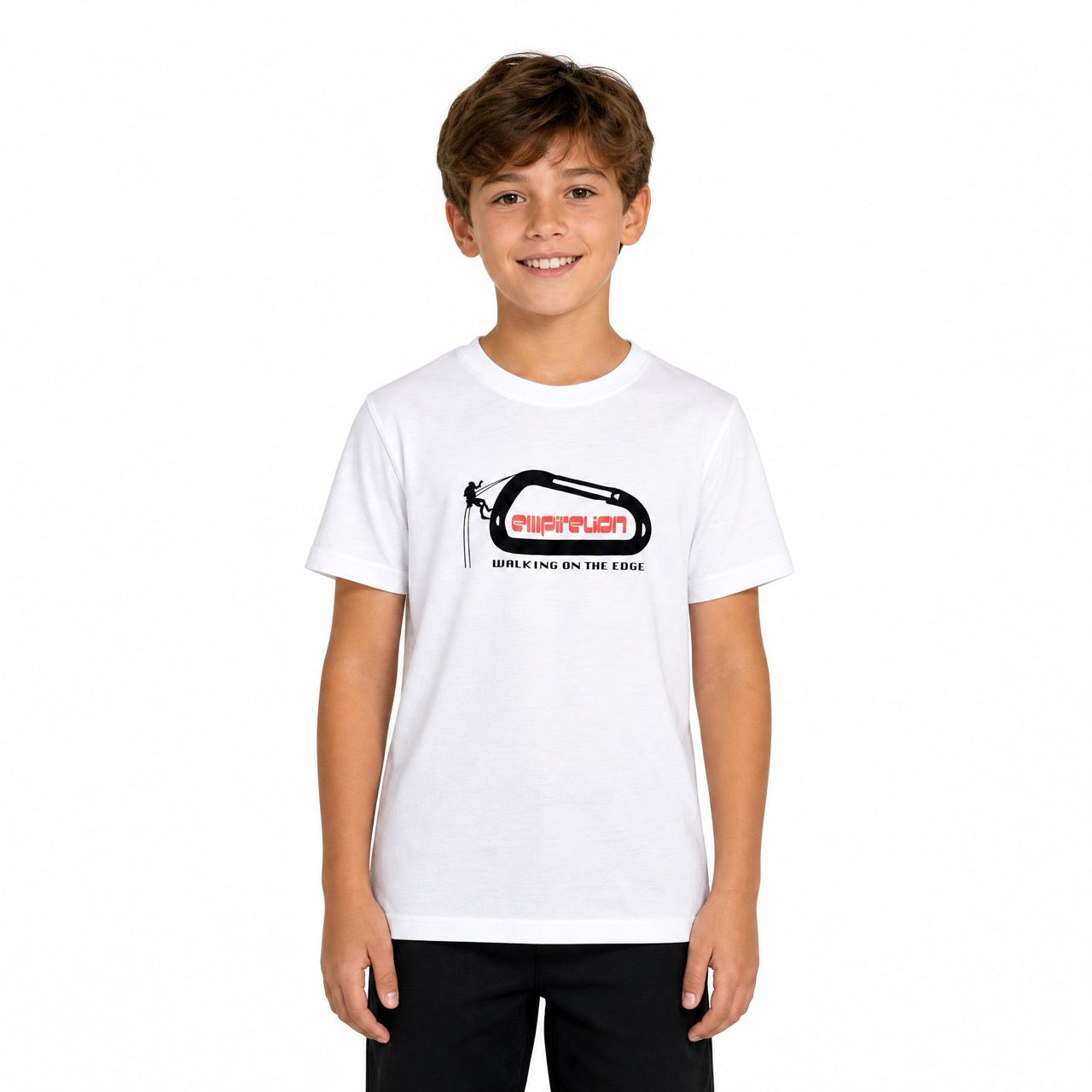 Boys Rock Climbing Short sleeve Logo Tee