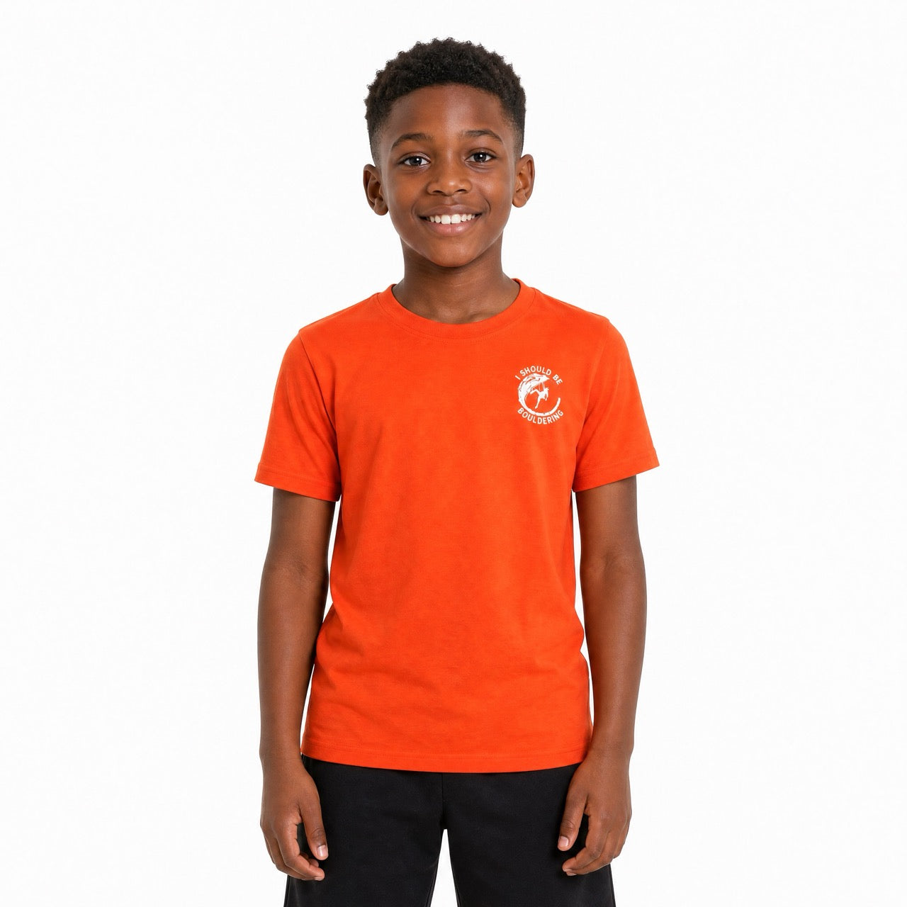 Boys Rock Climbing Short sleeve Logo Tee