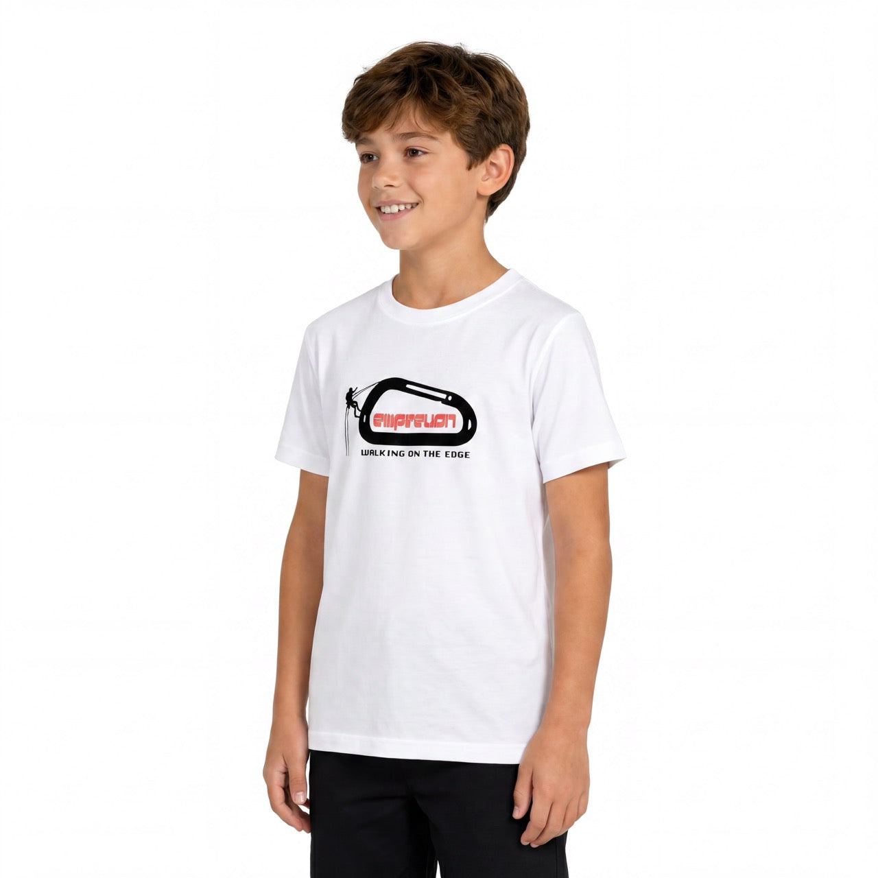 Boys Rock Climbing Short sleeve Logo Tee