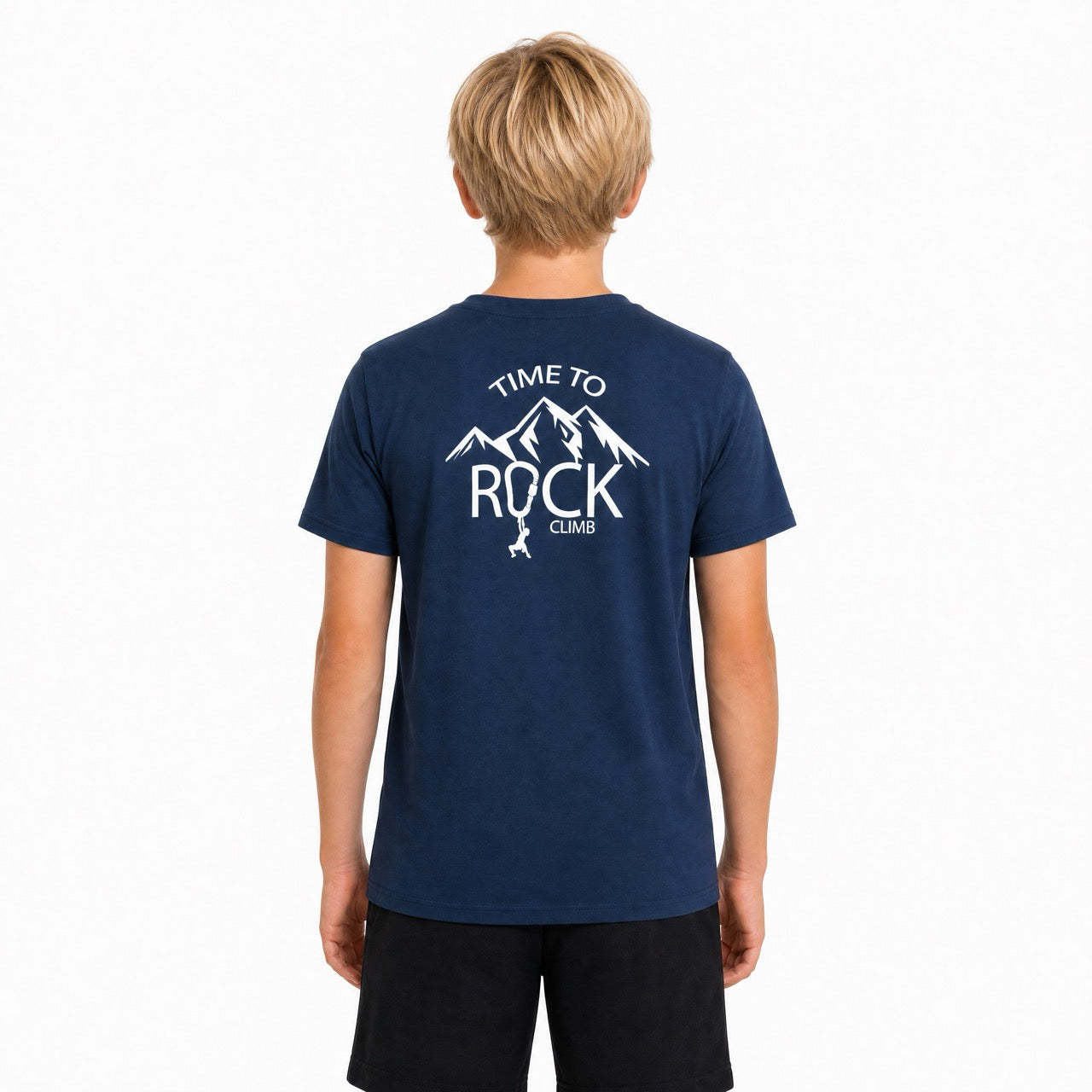Boys Rock Climbing Short sleeve Logo Tee