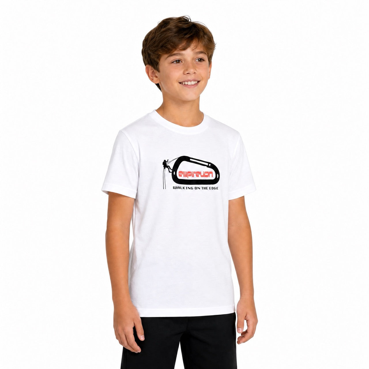 Boys Rock Climbing Short sleeve Logo Tee