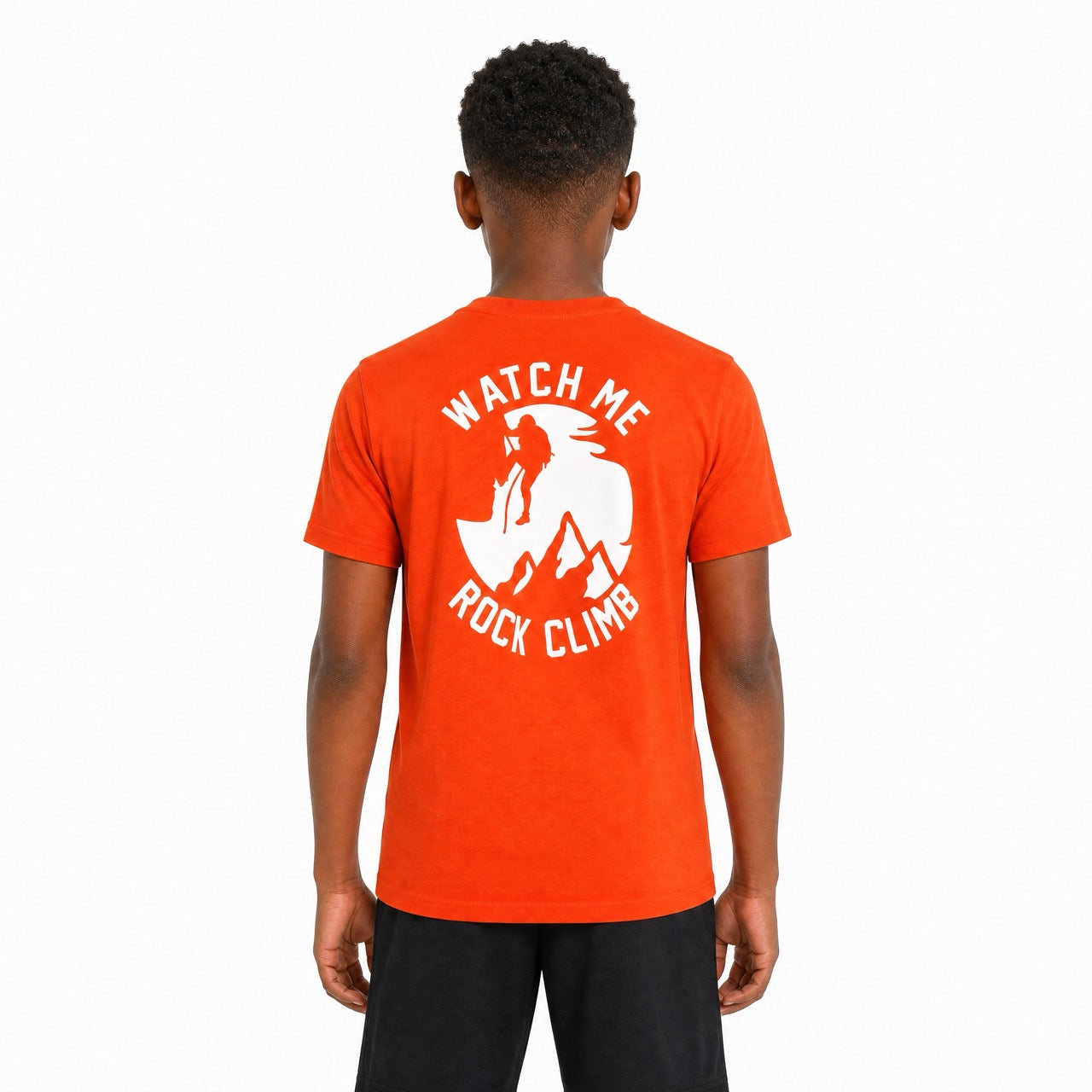 Boys Rock Climbing Short sleeve Logo Tee