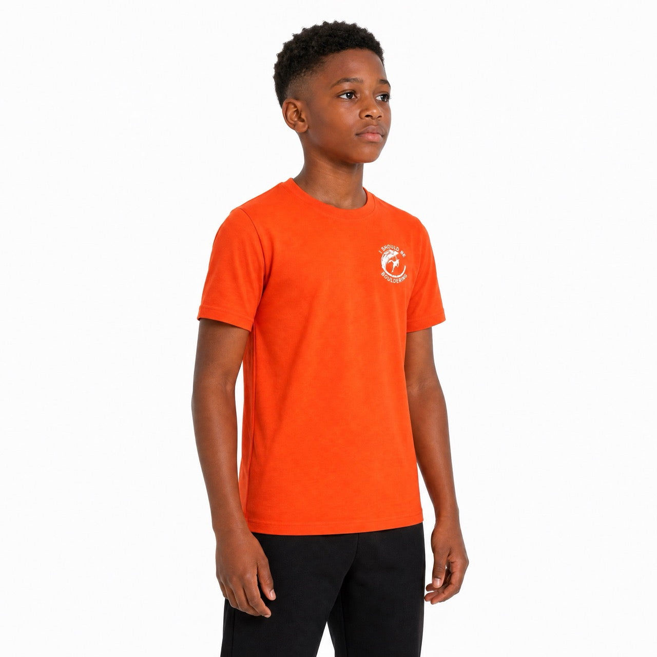 Boys Rock Climbing Short sleeve Logo Tee