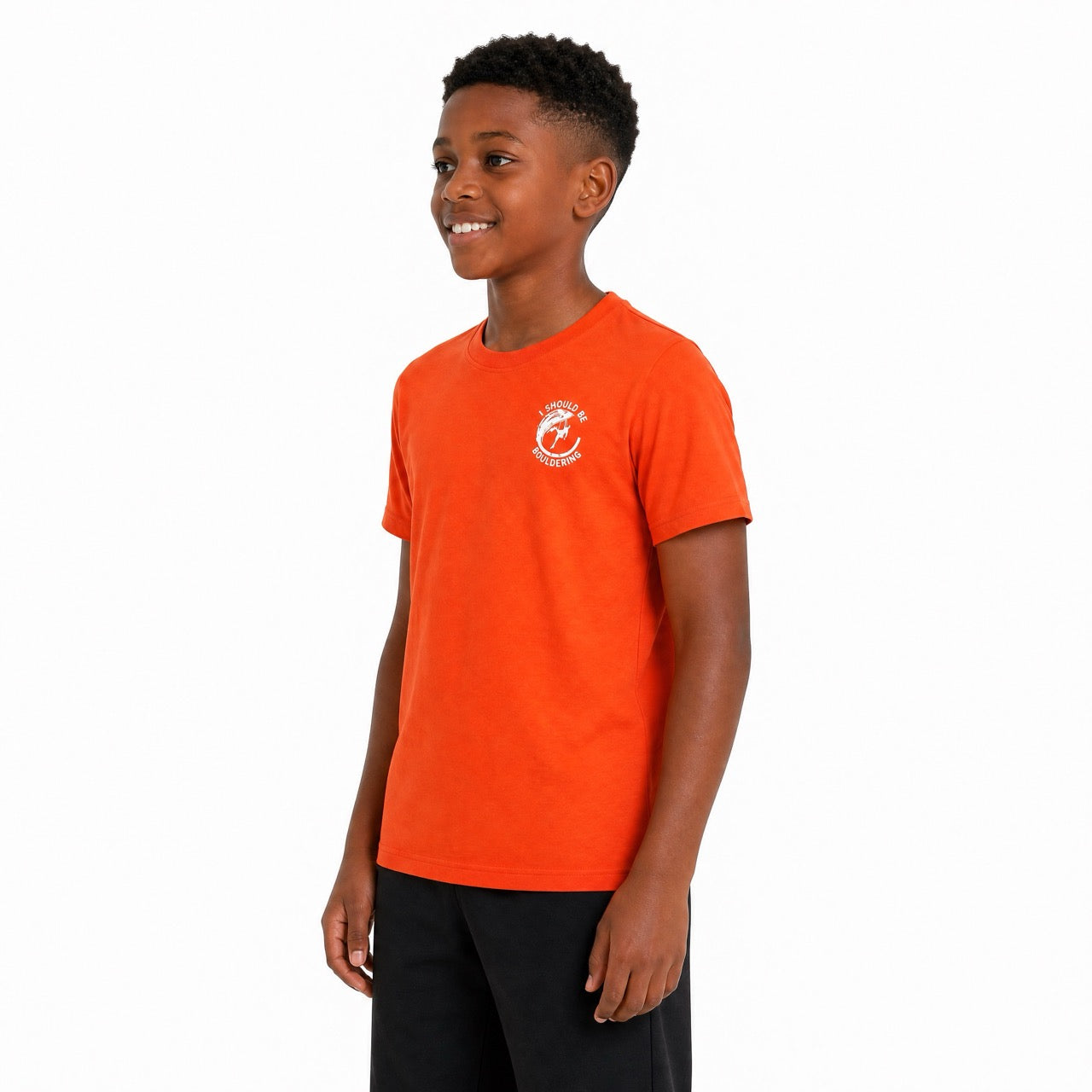 Boys Rock Climbing Short sleeve Logo Tee