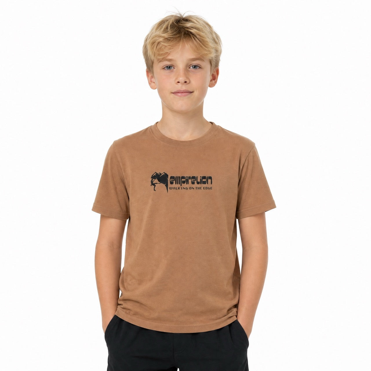 Boys Rock Climbing Short sleeve Logo Tee