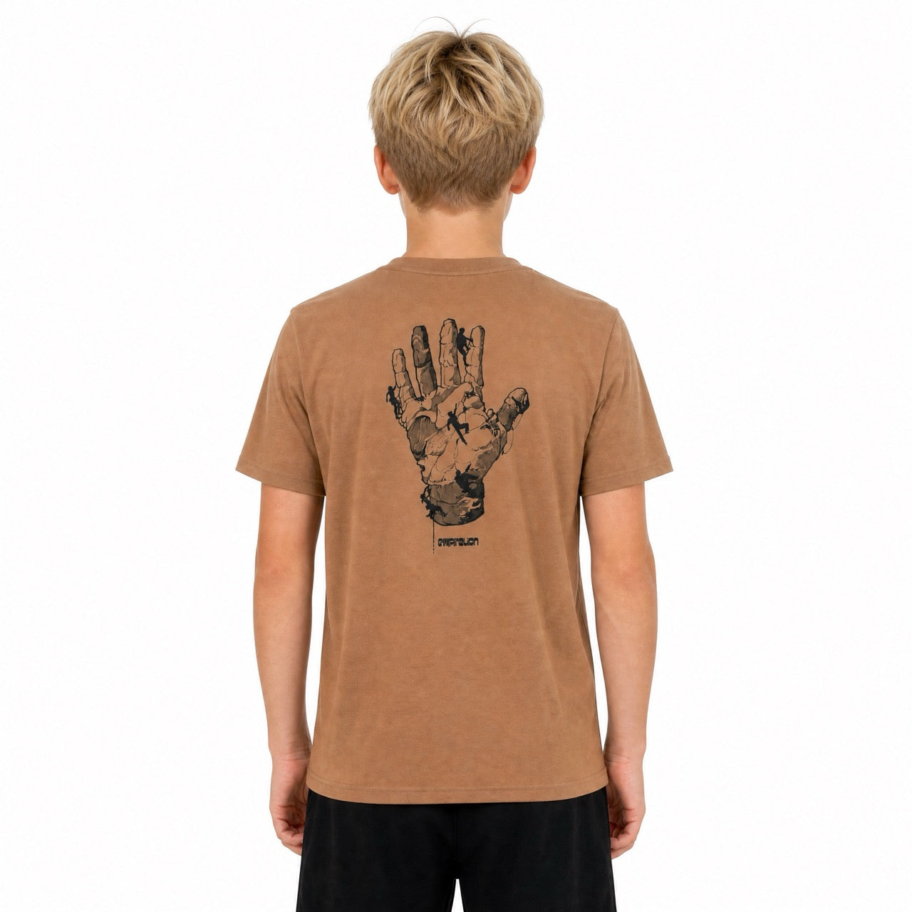 Boys Rock Climbing Short sleeve Logo Tee