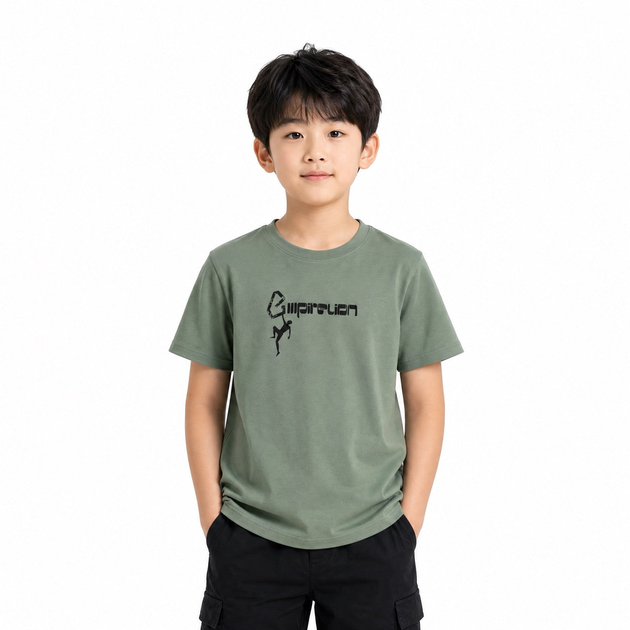 Boys Rock Climbing Short sleeve Logo Tee