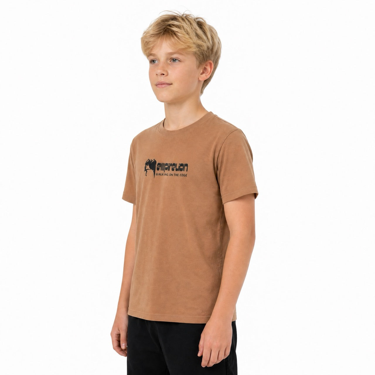 Boys Rock Climbing Short sleeve Logo Tee