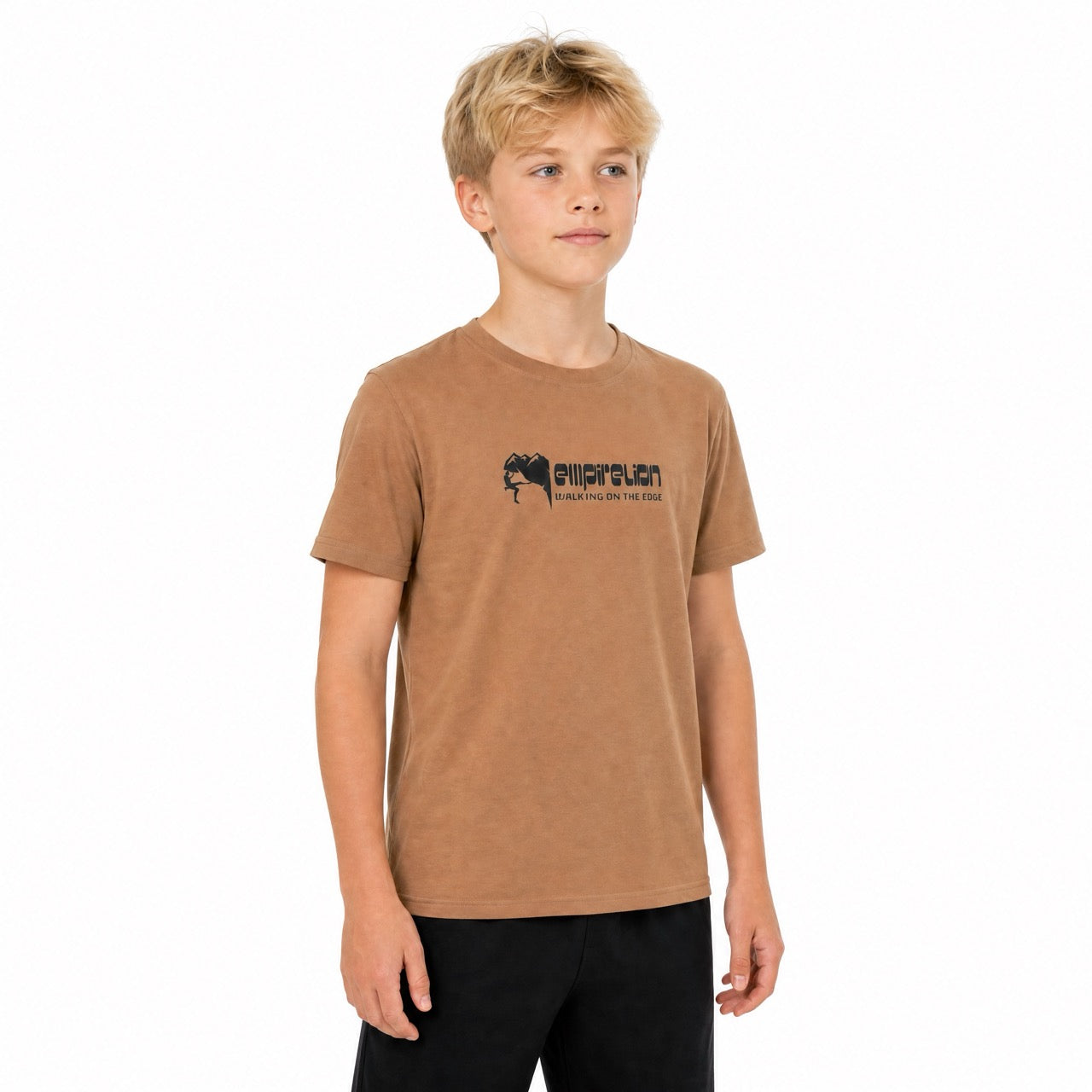 Boys Rock Climbing Short sleeve Logo Tee