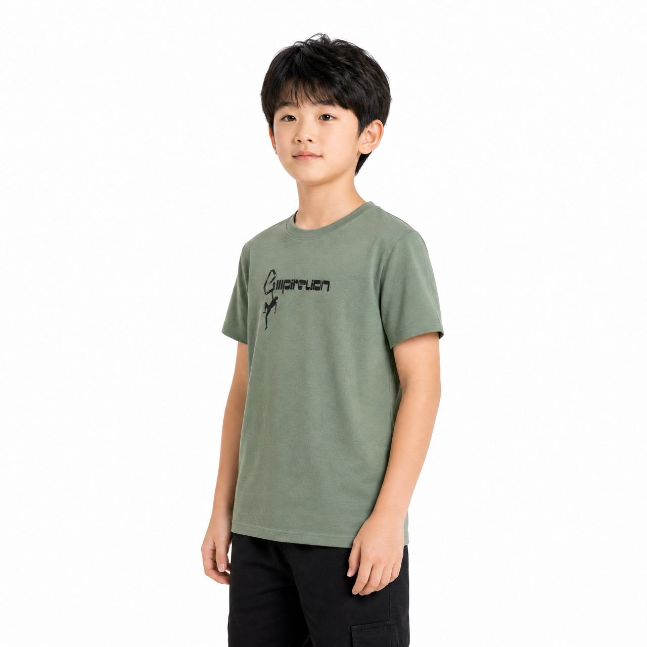 Boys Rock Climbing Short sleeve Logo Tee