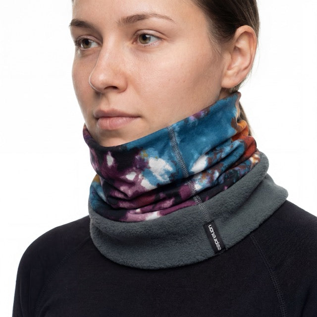 Neck Warmer Gaiter Fleece Windproof Face Mask Cover Cold Weather Scarf for Men & Women