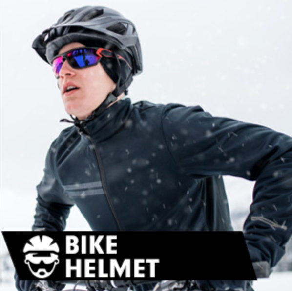 Winter 6-Panel Helmet Liner Skull Cap Thermal Cycling Cap Running Beanie Hats Ears Warm Moisture Wicking