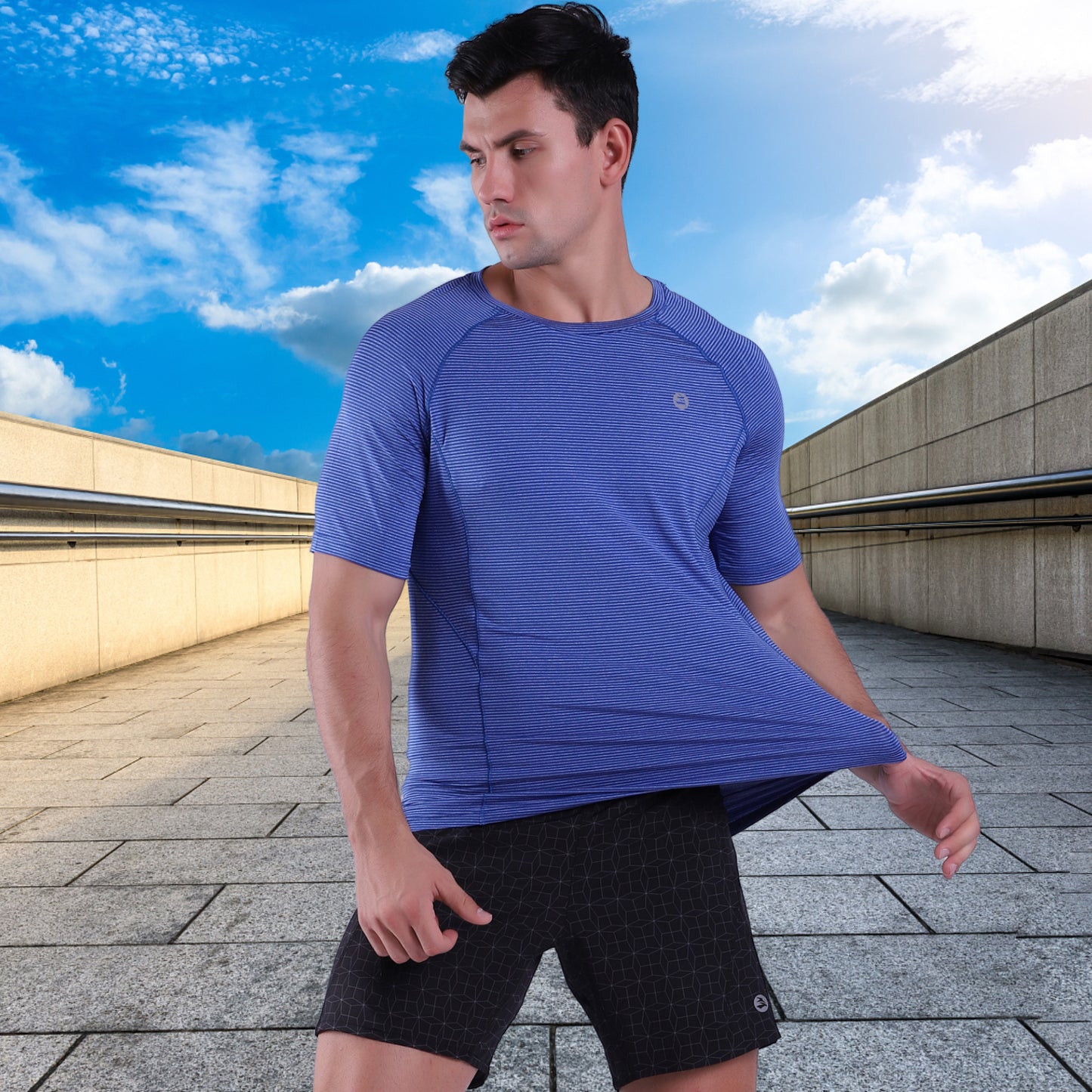 Men's Quick Dry Short Sleeve T- Shirt Breathable Running workout Tee Shirts