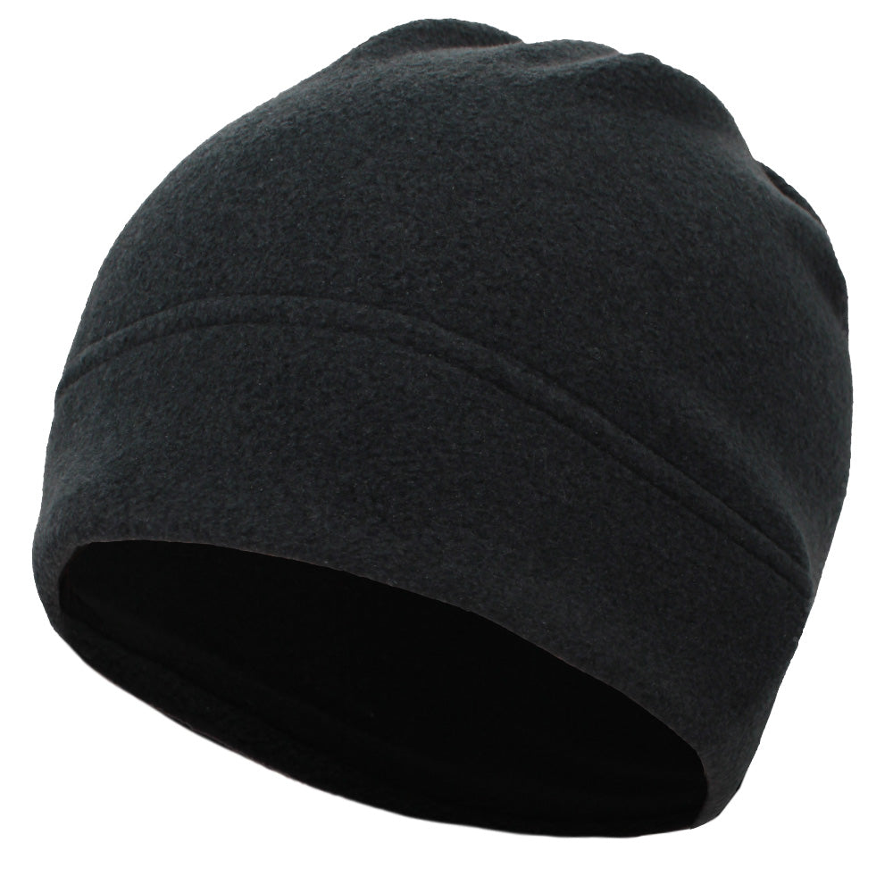 Tactical Watch Cap with Sweatband Winter Mid-weight Fleece Skull Cap Warm Military Beanie Hat