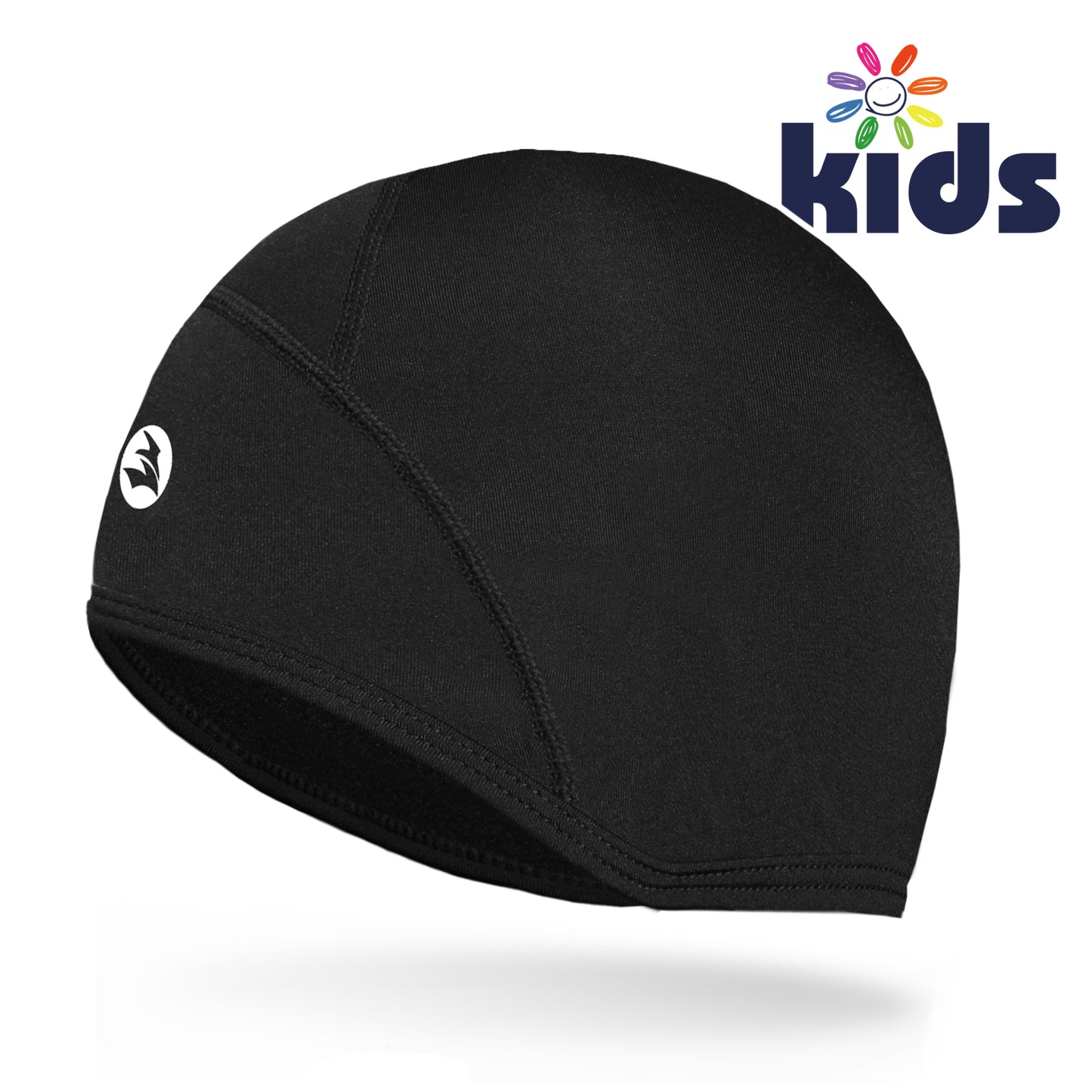 Kids Thermal Helmet Liner Thin Skull Cover Ears Beanie Child Running Hats