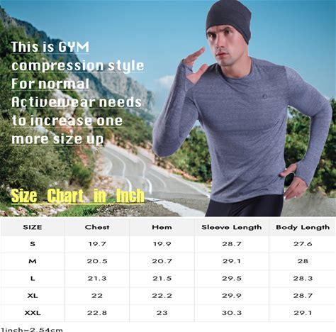 Men's Compression Shirt Long Sleeve Breathable Running Tee Shirt